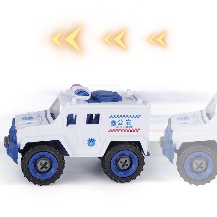 Đồ Chơi Lắp Ghép Xe Cảnh Sát  Bộ Đồ Chơi Thông Minh Giúp Trẻ Tư Duy Sáng Tạo Phát Triển Trí Tuệ  Sóc_toyst