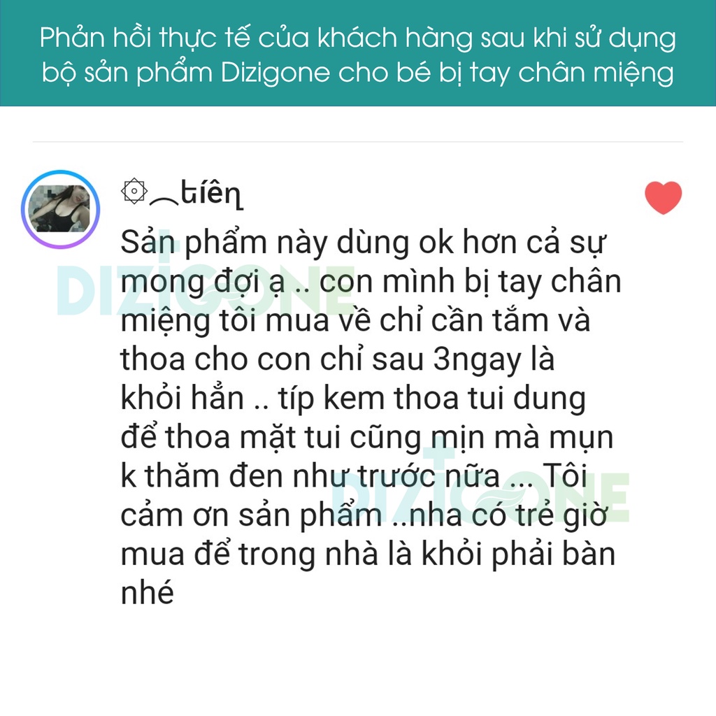 [COMBO Tay chân miệng] Dung dịch Dizigone 500ml &amp; Kem Dizigone Nano Bạc - Hết loét miệng, mụn nước, phát ban sau 1 tuần