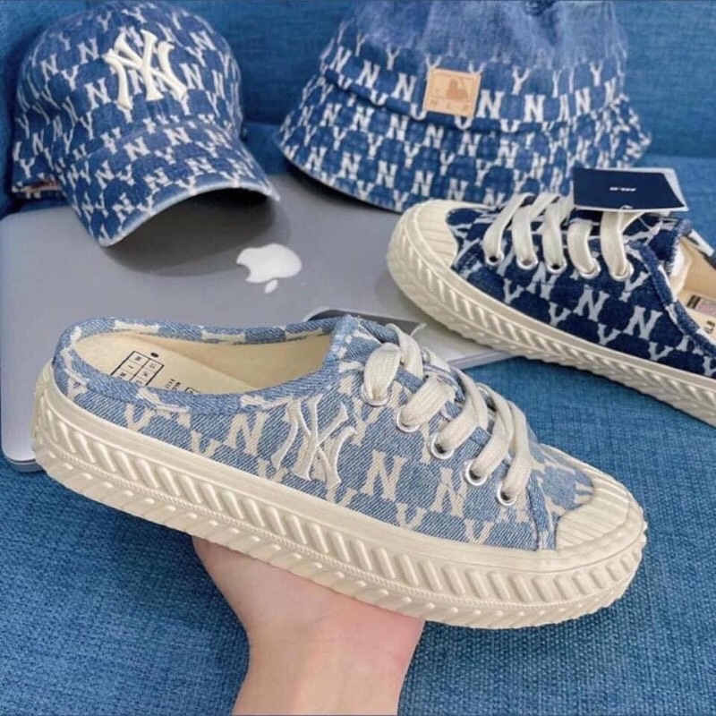 Giày MLB MULE DENIM CHÍNH HÃNG AUTHENTIC
