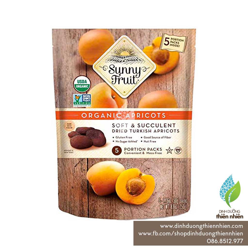 Mơ Khô Hữu Cơ Sunny Fruit Organic Dried Apricots 250g