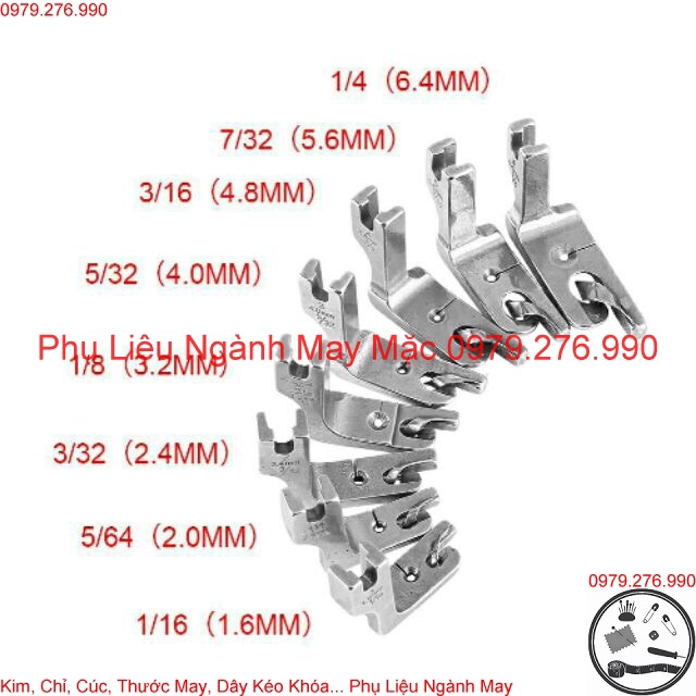 Chân vịt cuốn biên máy may công nghiệp