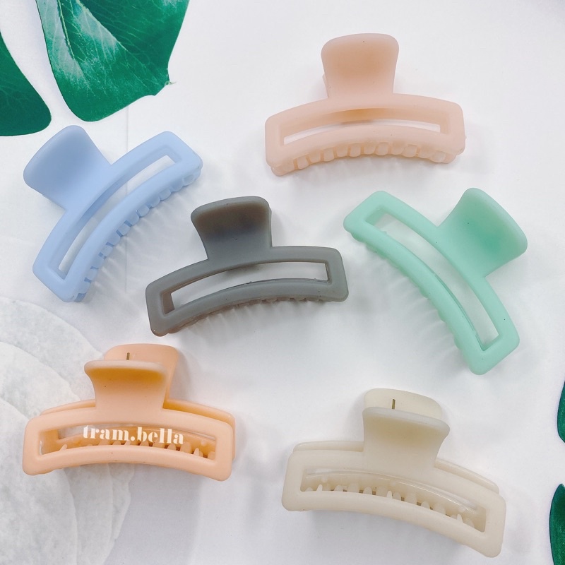 kẹp tóc càng cua kiểu hàn quốc màu pastel