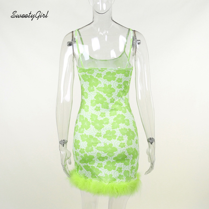 Đầm Mini Cổ Tròn Màu Xanh Lá Sáng Thời Trang 2022 Cho Nữ