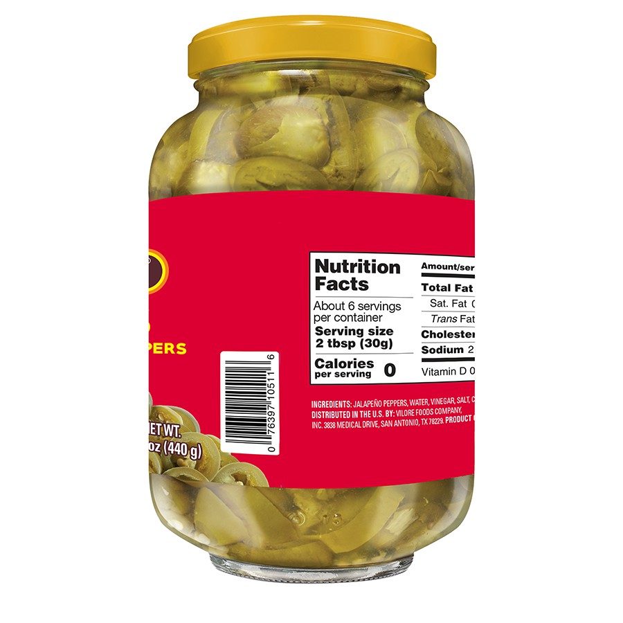 Ớt Cắt Lát Ngâm La Costena Pickled Jalapeno Peppers 440g