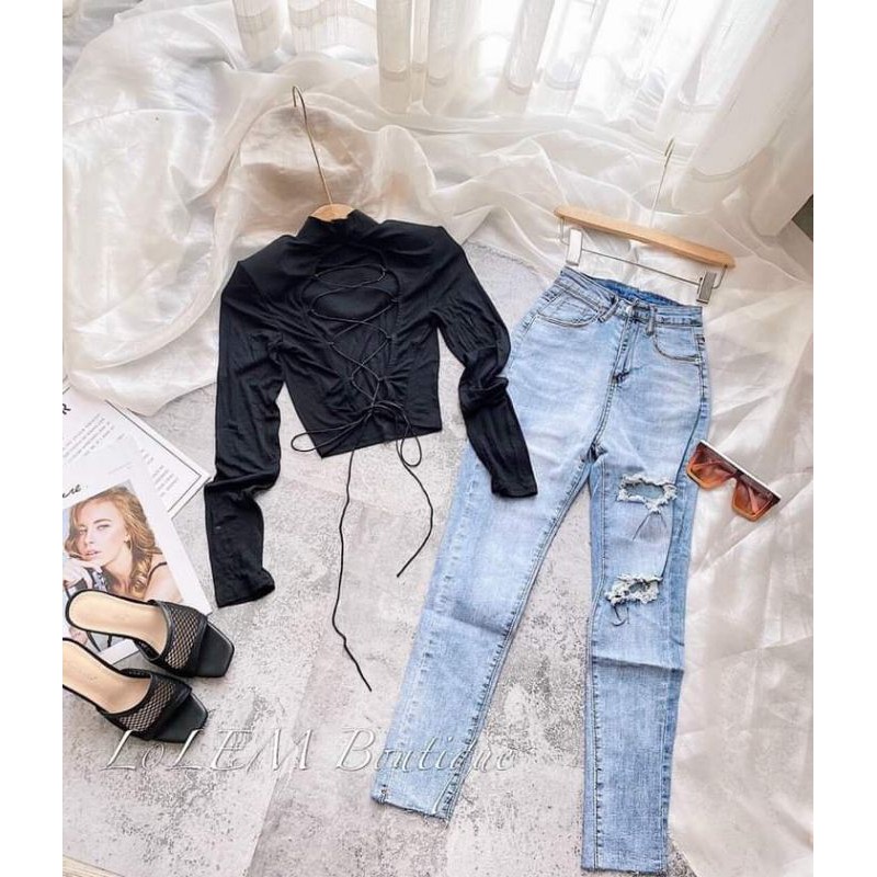 🔥ÁO ÔM BORIP ĐAN DÂY SAU LƯNG🔥