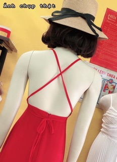 ĐẦM MAXI YẾM CHÉO LƯNG