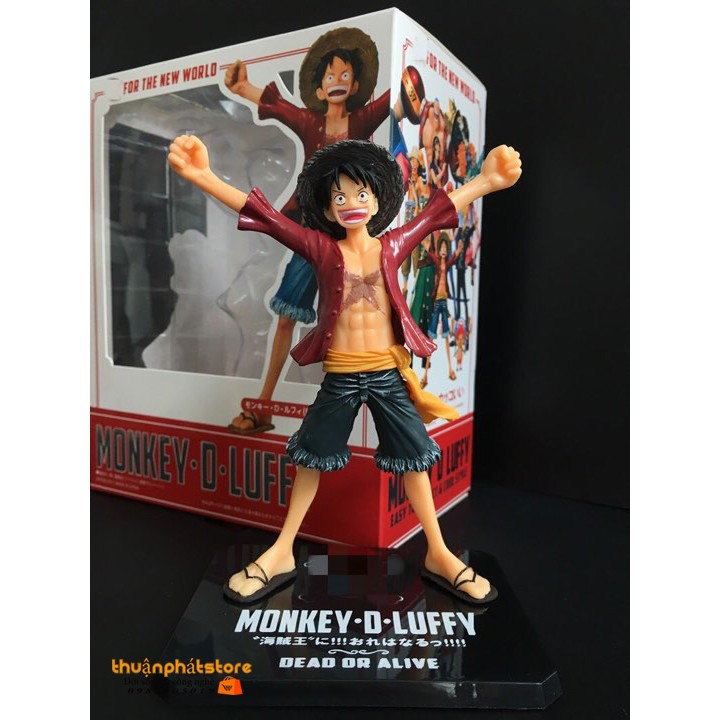 Mô hình One Piece -  Monkey D. Luffy , Portgas D. Ace 18cm( ảnh thật )