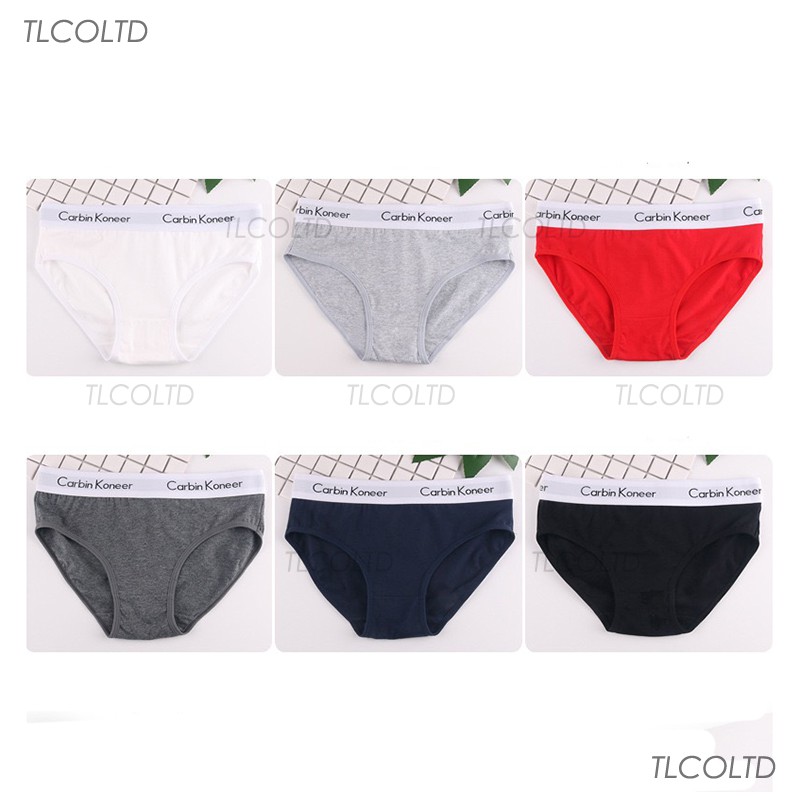 Quần lót nữ Carbin Koneer cotton lưng vừa