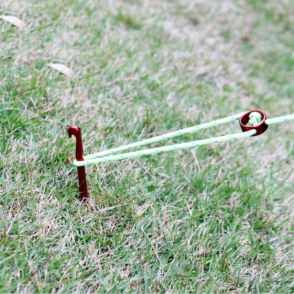 IVORY Bộ 10 Cọc Dựng Lều Bằng Hợp Kim Nhôm Đa Năng Tiện Dụng