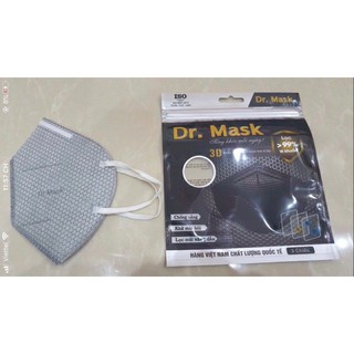 Set 3 cái khẩu trang 3D Dr. Mask 4 lớp