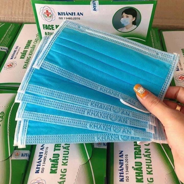 1 Hộp khẩu trang vina facemask ( Hop 50 cái )