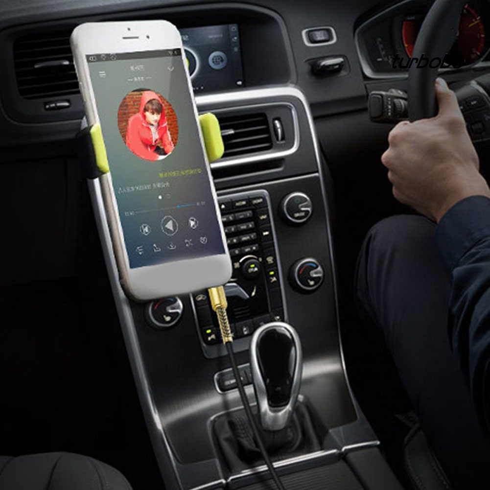 Dây Cáp Âm Thanh Lò Xo 3.5mm Cho Loa Xe Hơi / Điện Thoại