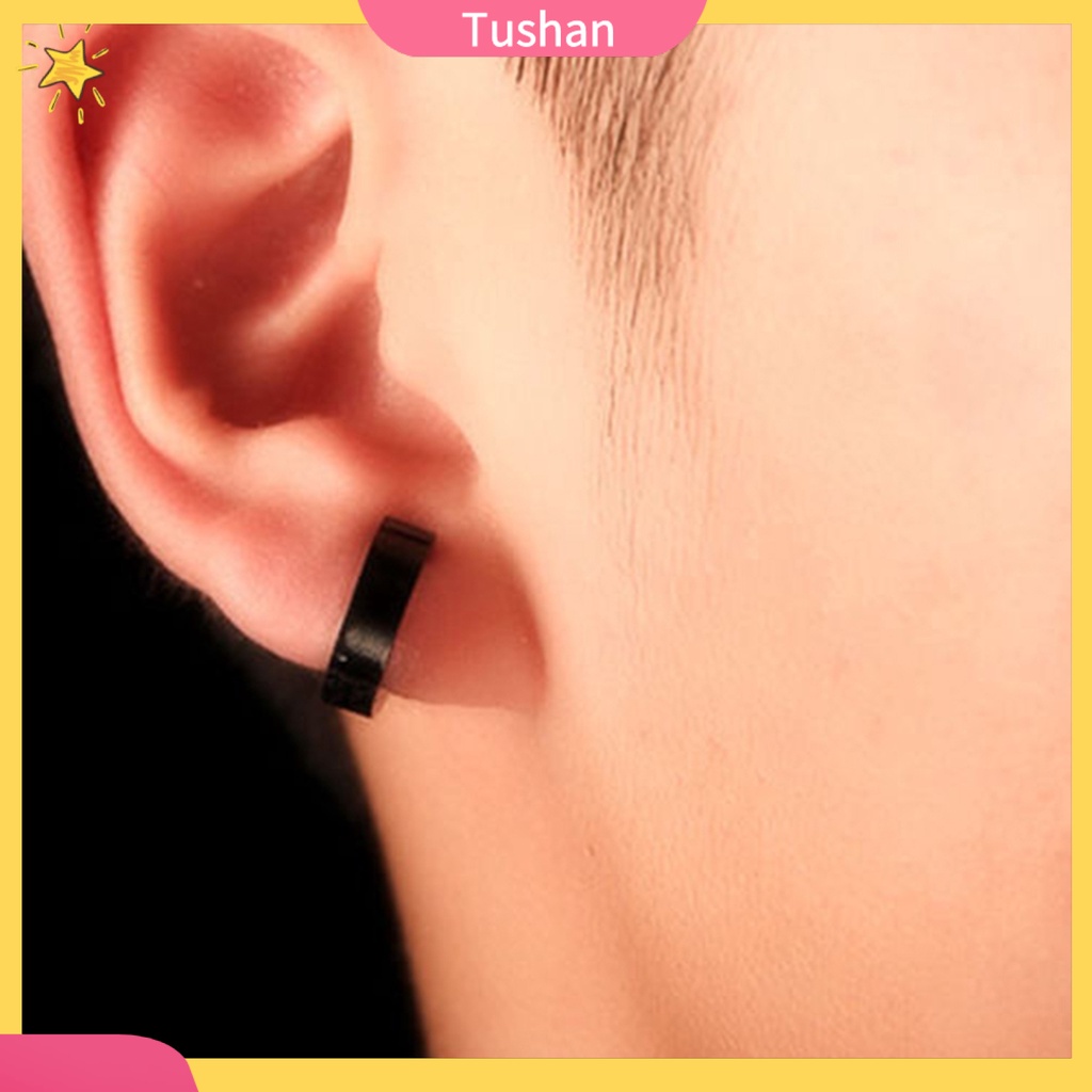 Khuyên tai nam chất liệu thép không gỉ thời trang sang trọng