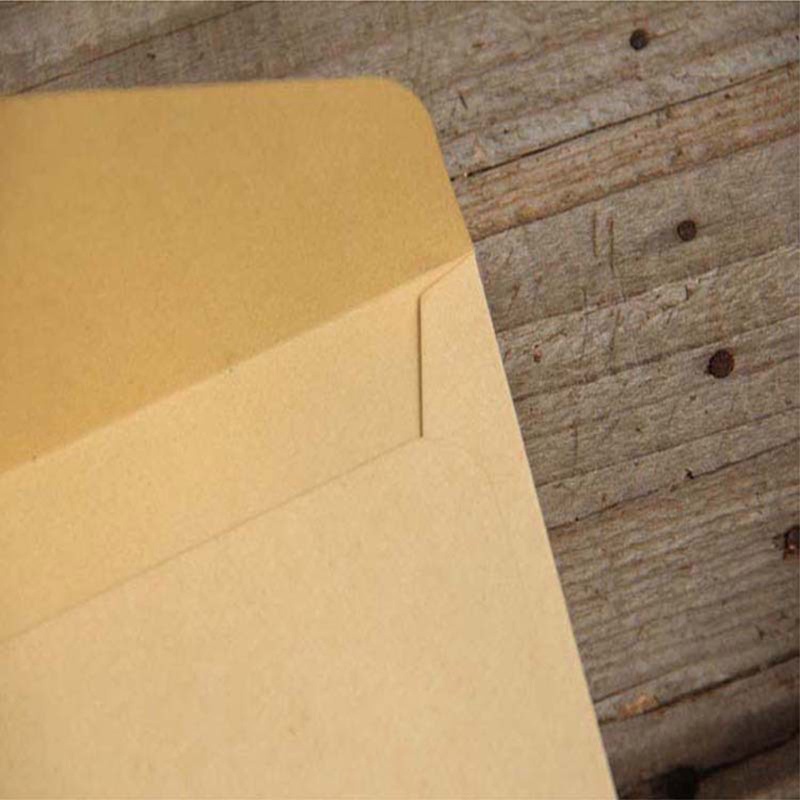 Set 10 Phong Bì Thư 9 '' x 6 '' Bằng Giấy Kraft In Chữ Thank You