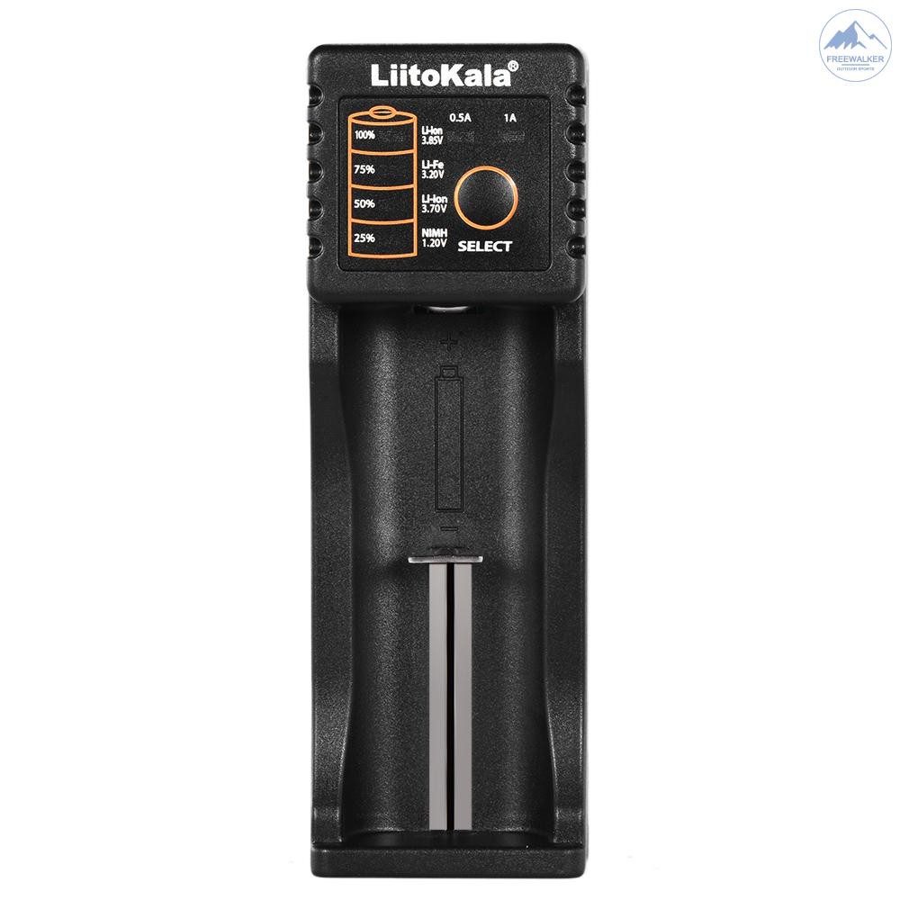 Bộ sạc pin LiitoKala Lii-100 cho 1.2V/3.7V/3.2V/3.85V AA/AAA 18650/18350/10440/14500/16340 NiMH Lithium