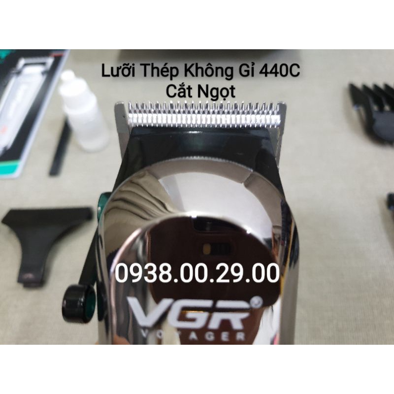 Tông Đơ Cắt Tóc Cao Cấp VGR V-060, Tông Đơ Cắt Tóc Chuyên Nghiêp Nhập Khẩu Chính Hãng.(Ảnh thật)