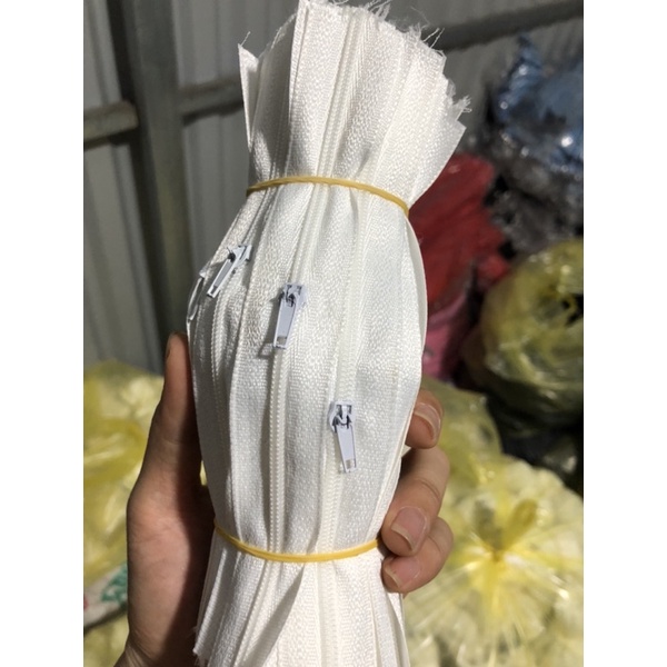 khoá kéo #3 set 50 sợi -18cm