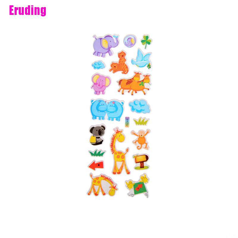 Hình Dán Động Vật 3d Đáng Yêu