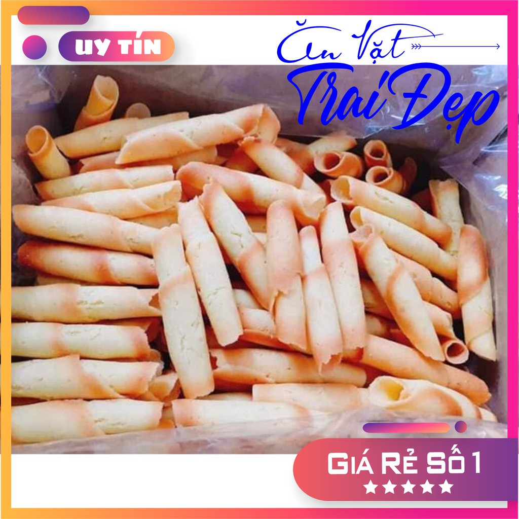 Bánh Măng Bơ Sữa 300g Hủ Pet - Trai Đẹp Snack