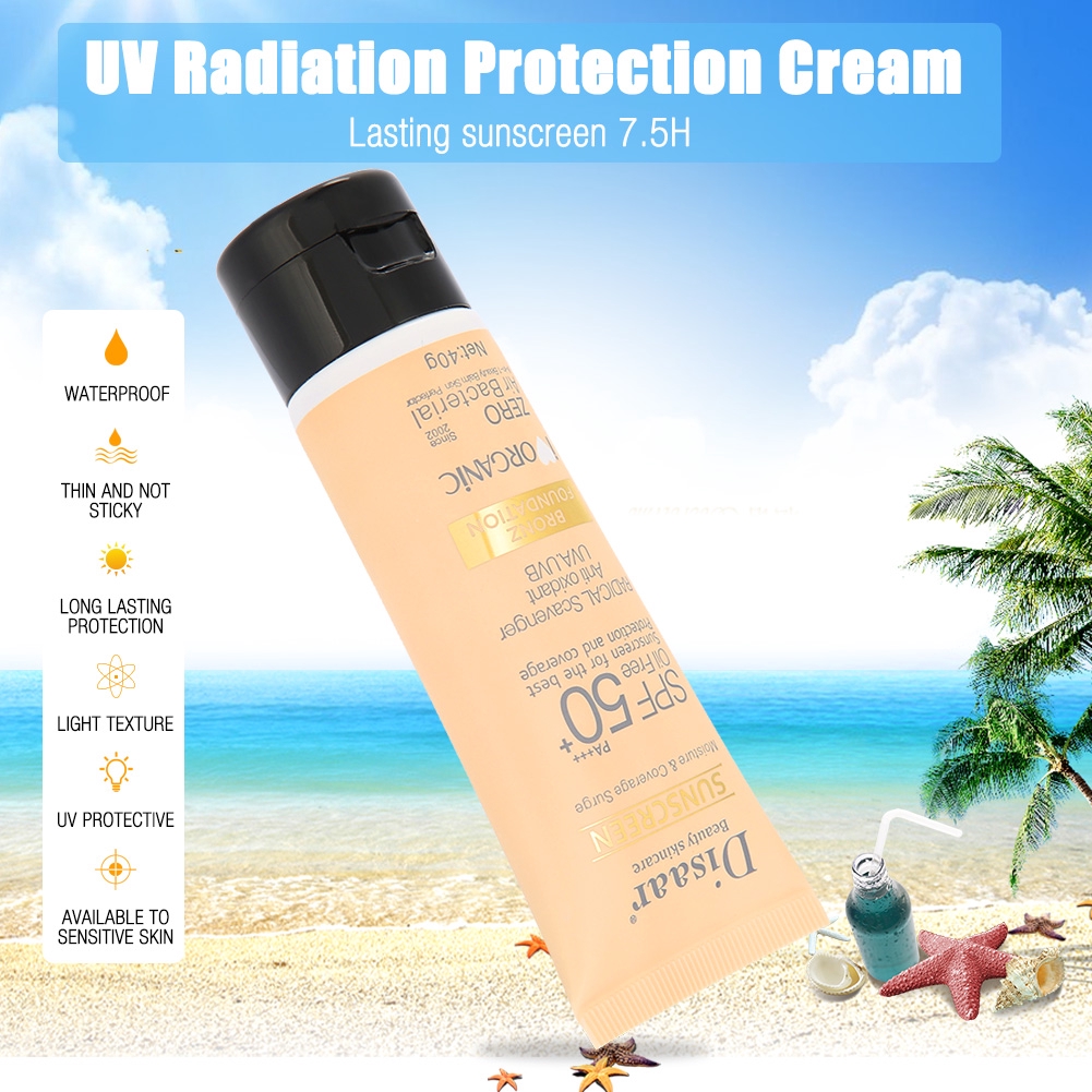 (Hàng Mới Về) Kem Chống Nắng Uv Spf50 + + Làm Trắng Da Chống Tia Bức Xạ