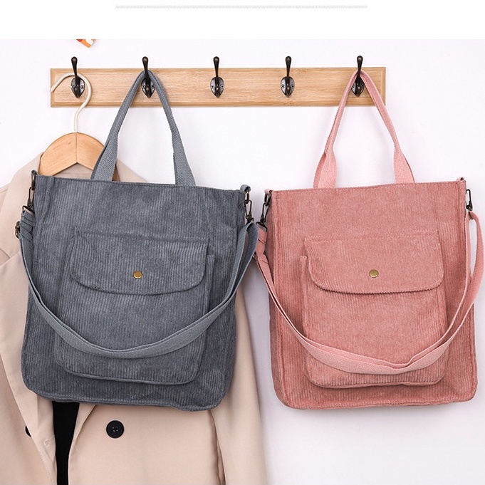 Túi Vải Nhung Đeo Vai - Túi Đeo Vai Hàn Quốc Dành Cho Nữ