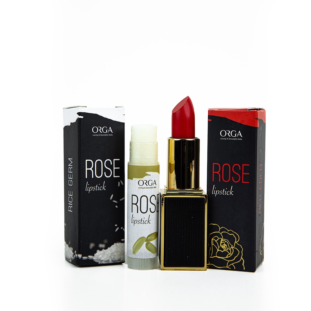 Son Môi Hoa Hồng Le'Orga Rose Lipstick Không Chì Siêu Lì Không Trôi 10Ml