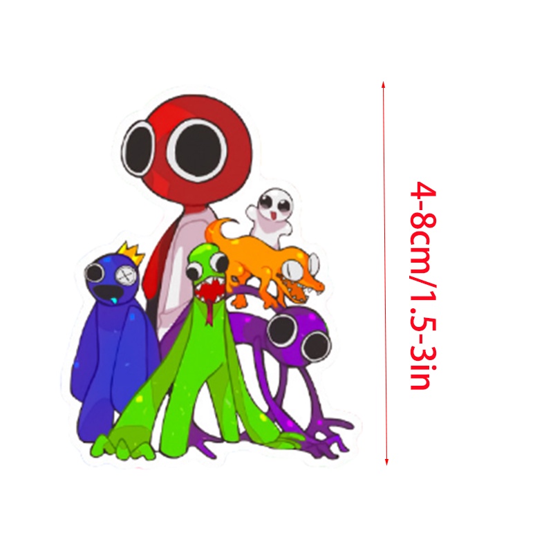 Hot Cute 50Pcs Roblox Rainbow Friends Stickers Waterproof Reusable Decor For Luggage Case Kids Gift