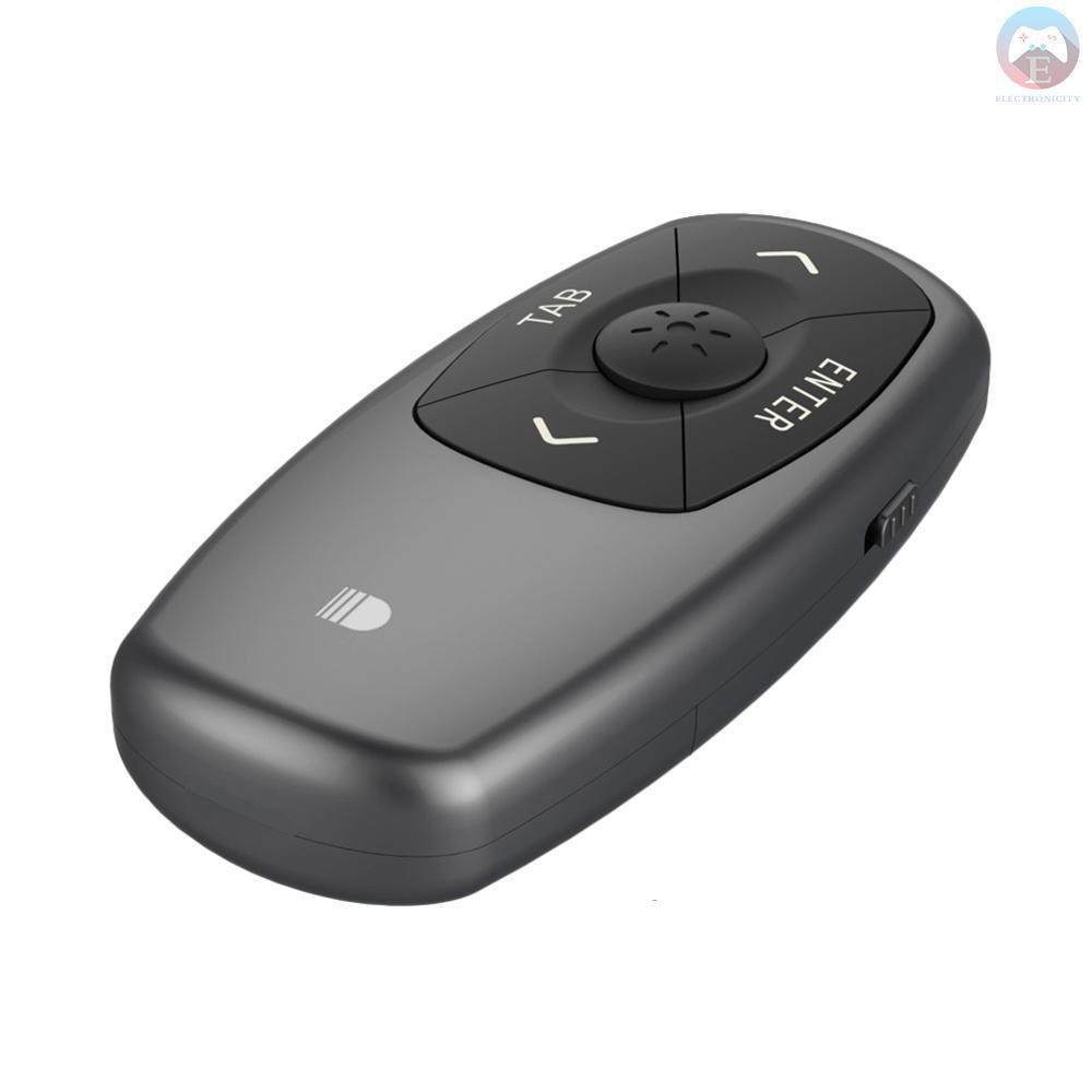 Ê doosl DSIT011 Wireless Laser Presenter Pointer 2.4GHz PowerPoint PPT Clicker Rechargeable Remote Control Grey