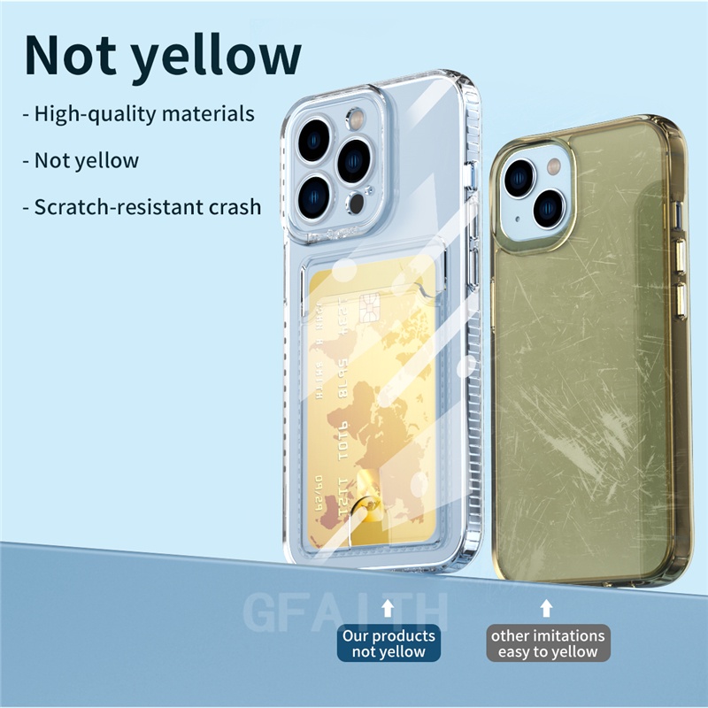 Ốp Điện Thoại Mềm Trong Suốt Có Ngăn Đựng Thẻ Cho realme 11 4g nfc / 11 pro 5g / 11 pro + 2023 / 11Pro / 11Pro +