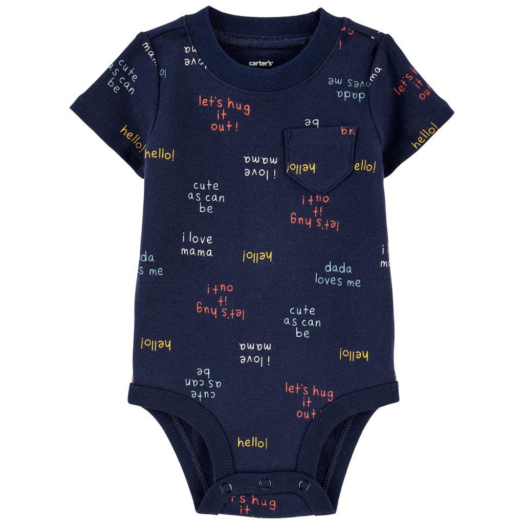 Bodysuit xuất khẩu Size 3M  tay ngắn cho bé ( Màu ngẫu nhiên ) - áo liền quần, body suit, sleep suit, body ngắn tay