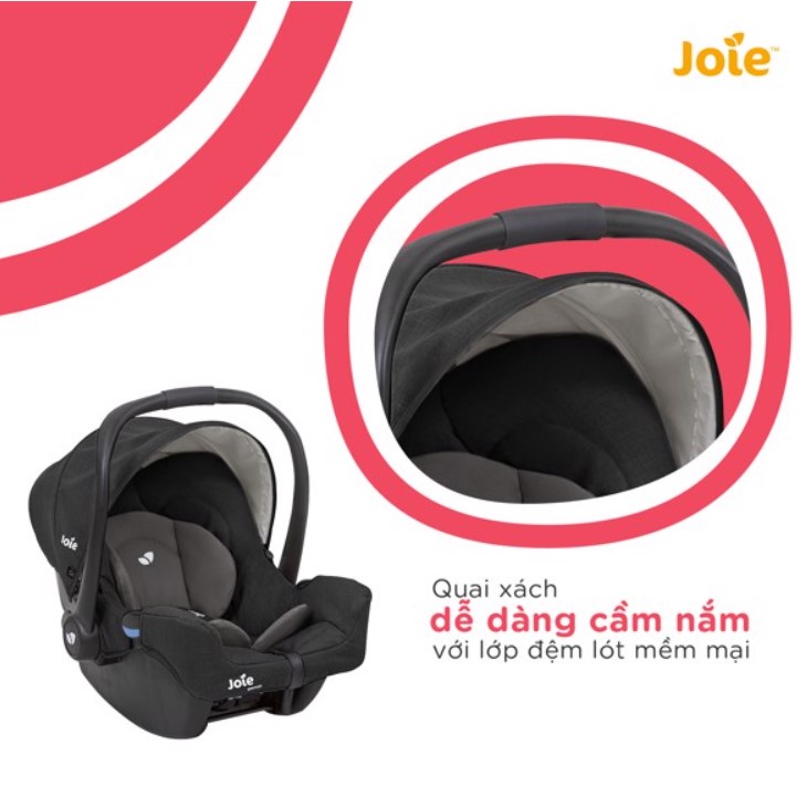 Nôi nằm ô tô kết hợp nôi xách tay cho bé - JOIE GEMM