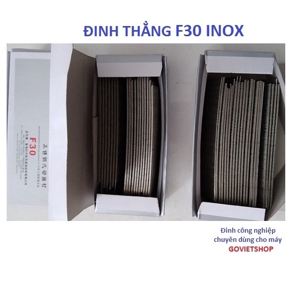Đinh F30 inox 304 công nghiệp dài 30mm bằng inox
