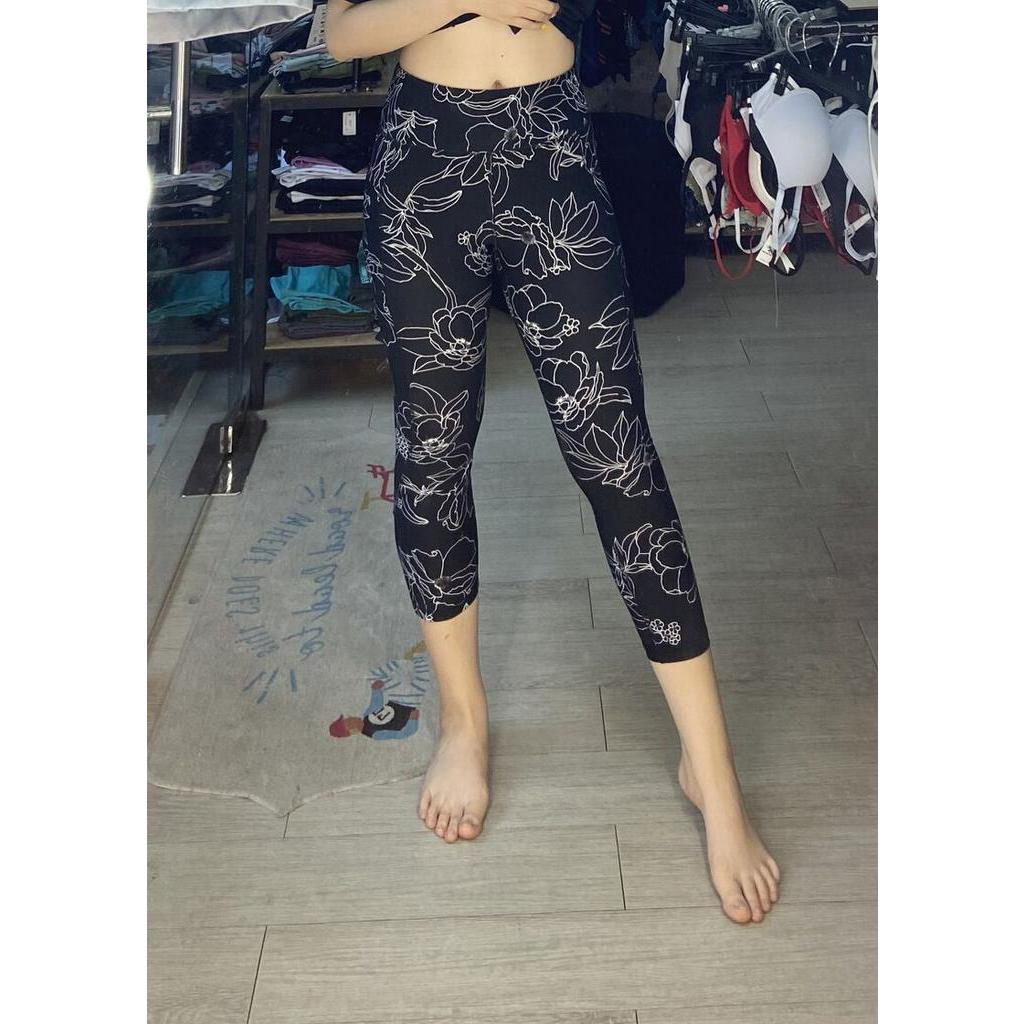 Legging lửng D.I.P họa tiết 2 túi