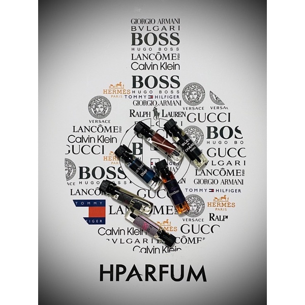 Mẫu thử nước hoa mini nam/nữ mùi ngẫu nhiên, chai chấm 2ml