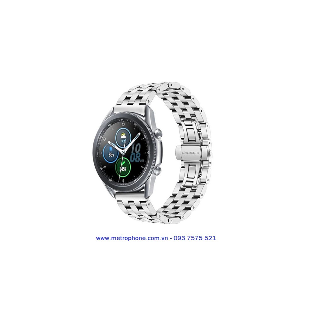 [Mã SKAMSALE03 giảm 10% đơn 200k] Dây kim loại mắt xích dành cho Samsung Galaxy Watch 3 45mm