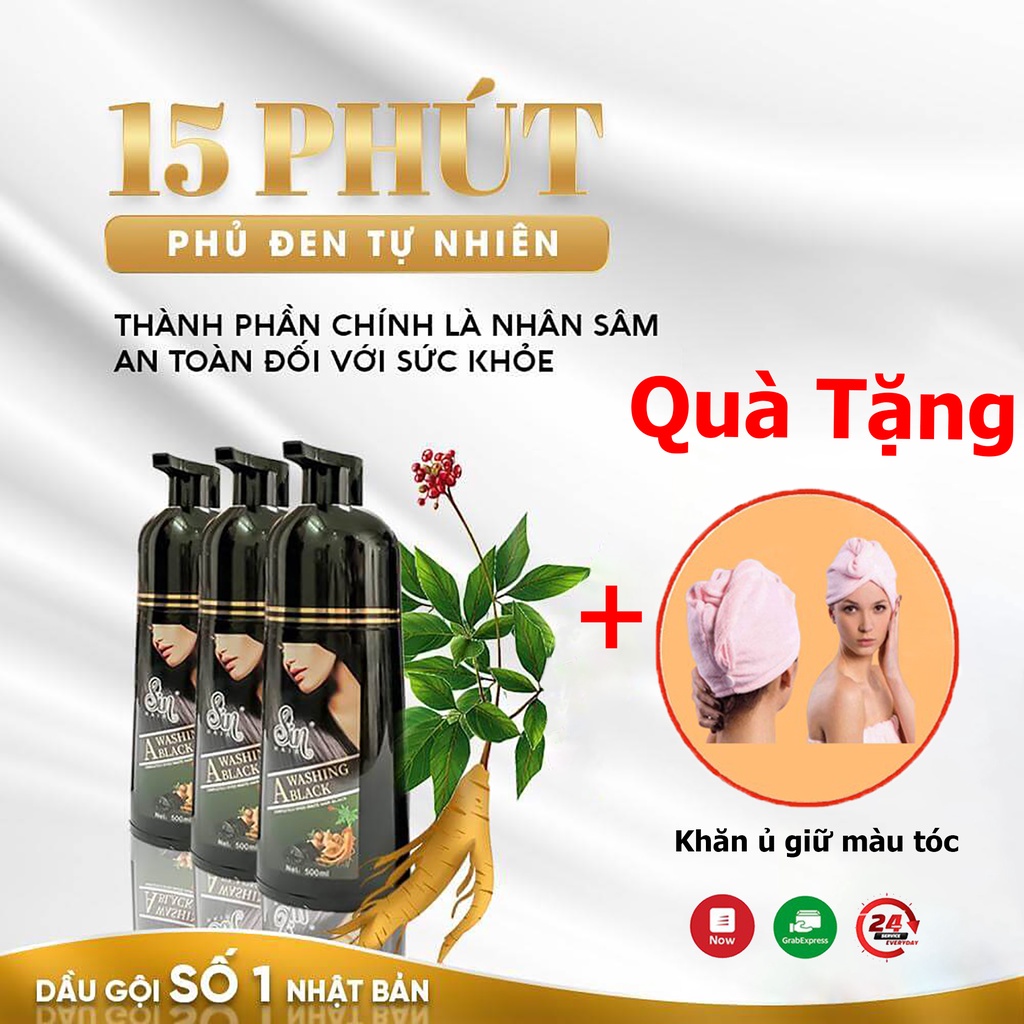 Dầu Gội Phủ Bạc SIN HAIR Nhật Bản | Dầu Gội SIN HAIR Chính Hãng