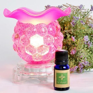 Đèn xông tinh dầu dáng tròn+ tặng 1 lọ tinh dầu
