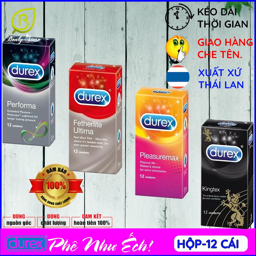 Bao Cao Su Durex ( hộp 12 cái )