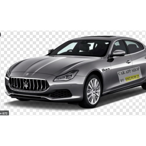 Ốp Mang Cá Thể Thao Kiểu Xe Sang Maserati  Hàng Loại 1 Lăp Chung Cho Mọi xe Chất Liệu Hợp Kim Không Gỉ