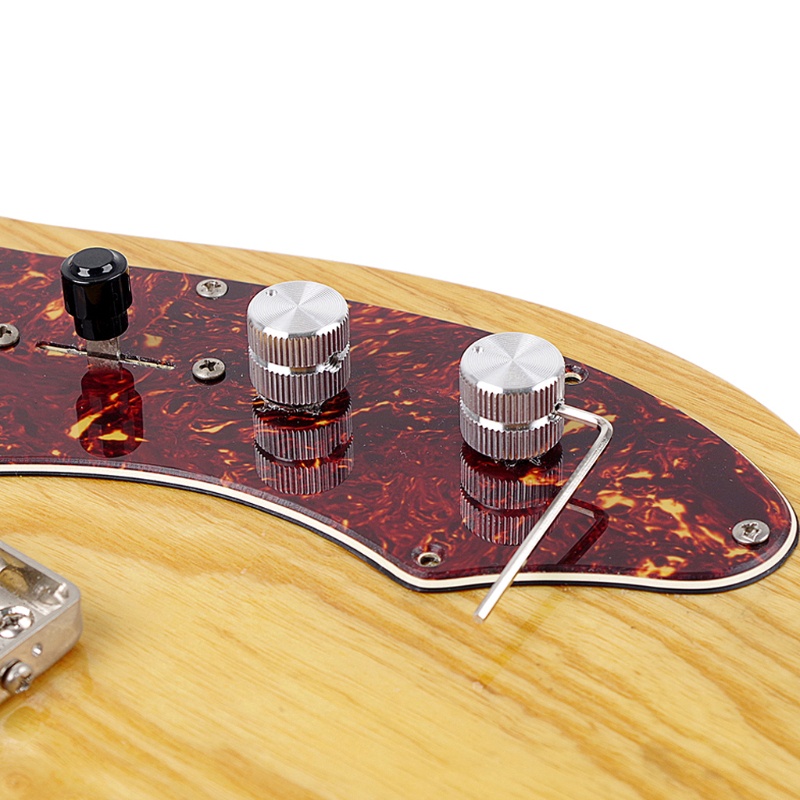 Bộ 2 Nút Vặn Điều Chỉnh Âm Lượng Tông Bằng Kim Loại Màu Bạc Cho Đàn Guitar