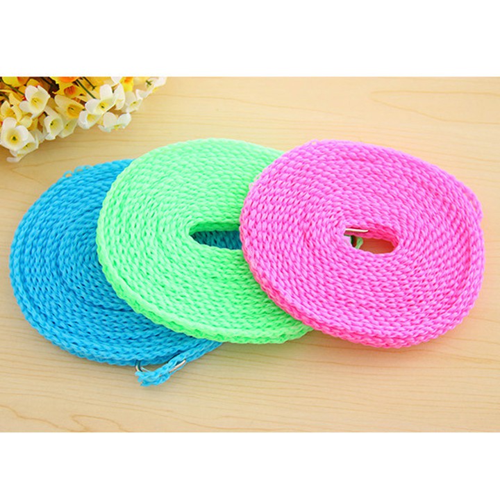 Dây phơi quần áo đồ dùng cá nhân  đa năng tiện dụng, nhiều màu xinh xắn TT&GĐ