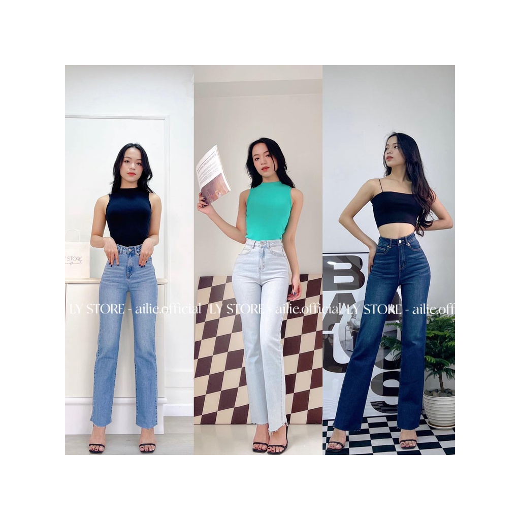 QUẦN ỐNG ĐỨNG PHOM DÀI AILIE ( MẶC ĐƯỢC 2 KIỂU - SĂN LAI THÀNH PHOM 9TAC LẬT LAI )