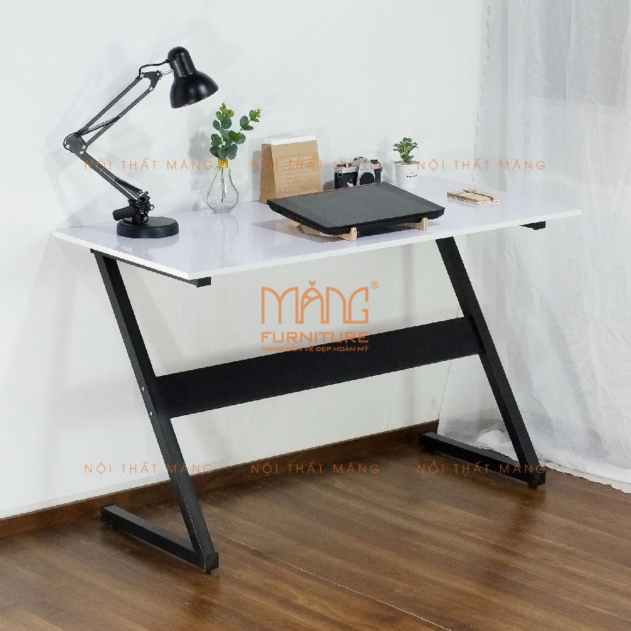 Bàn Gaming Chữ Z, làm việc, học sinh, văn phòng, Chân sắt sơn tĩnh điện cao cấp BLV Z