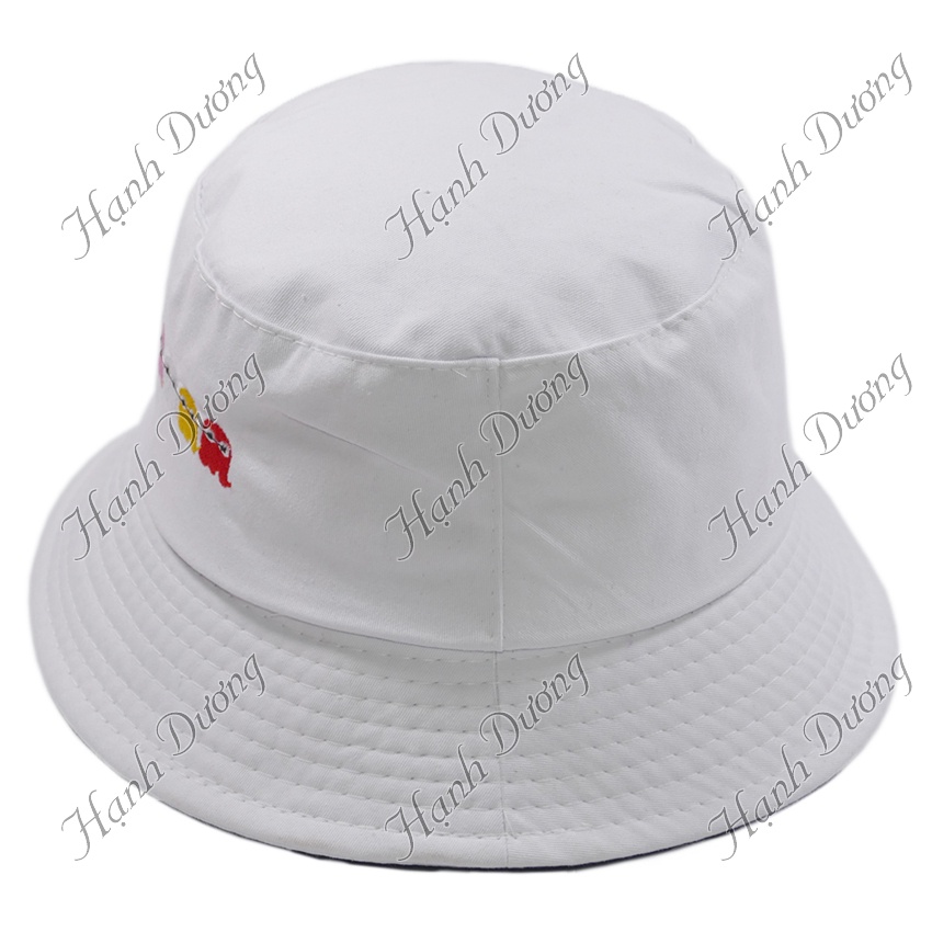 [ Hình thật ] Mũ tai bèo nón bucket hình bạch tuộc dễ thương chất liệu vải cotton thoáng mát dễ thấm hút mồ hôi