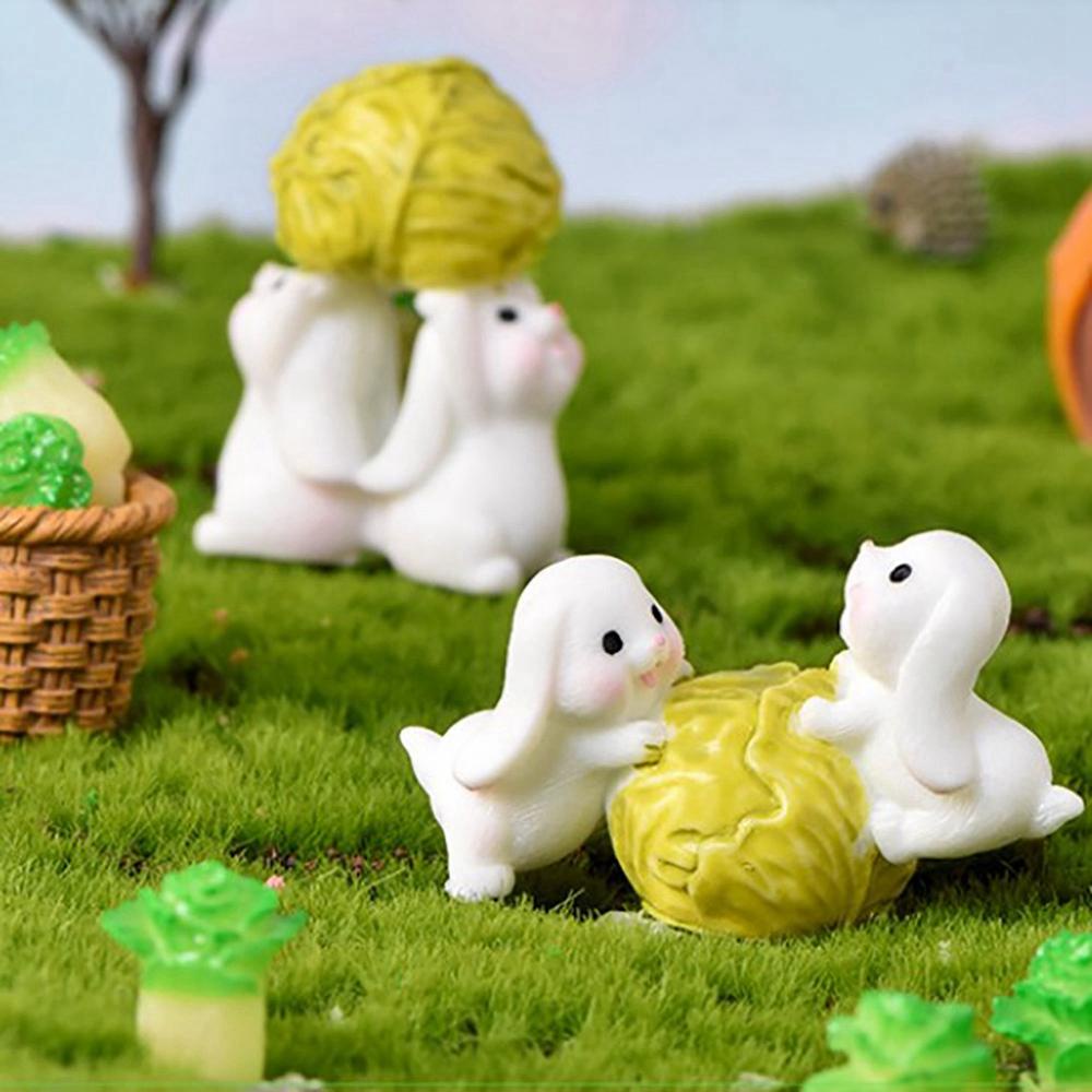 Set 1 / 7 Đồ trang trí Thỏ Hoạt Hình Đáng Yêu