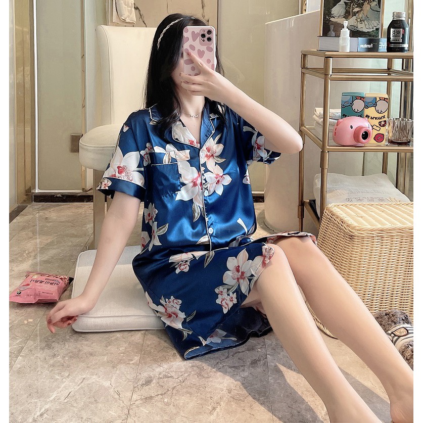 Đầm Ngủ Ngắn Tay In Hoạt Hình Dễ Thương Cho Nữ Cỡ M-2Xl