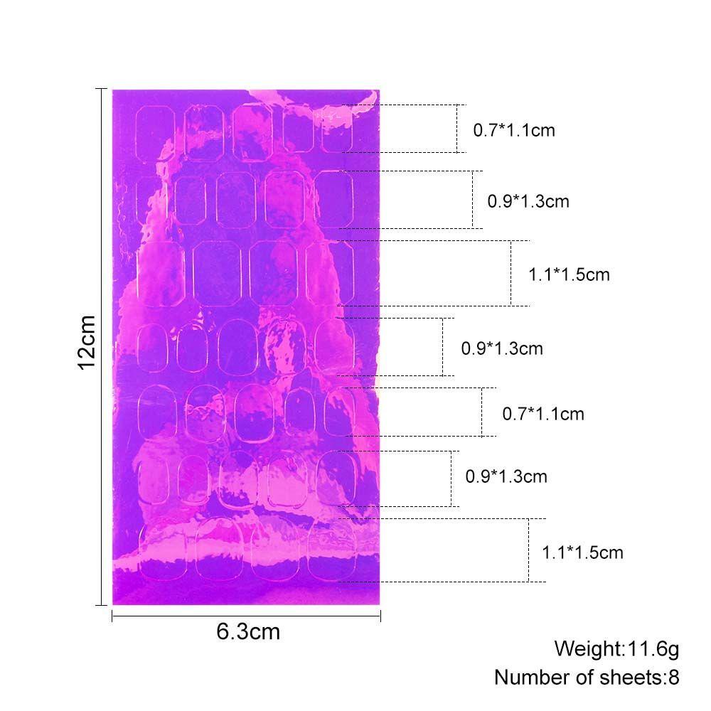 Sticker Dán Móng Nghệ Thuật Hình Viên Kẹo Ba Chiều Màu Laser Cực Quang DIY