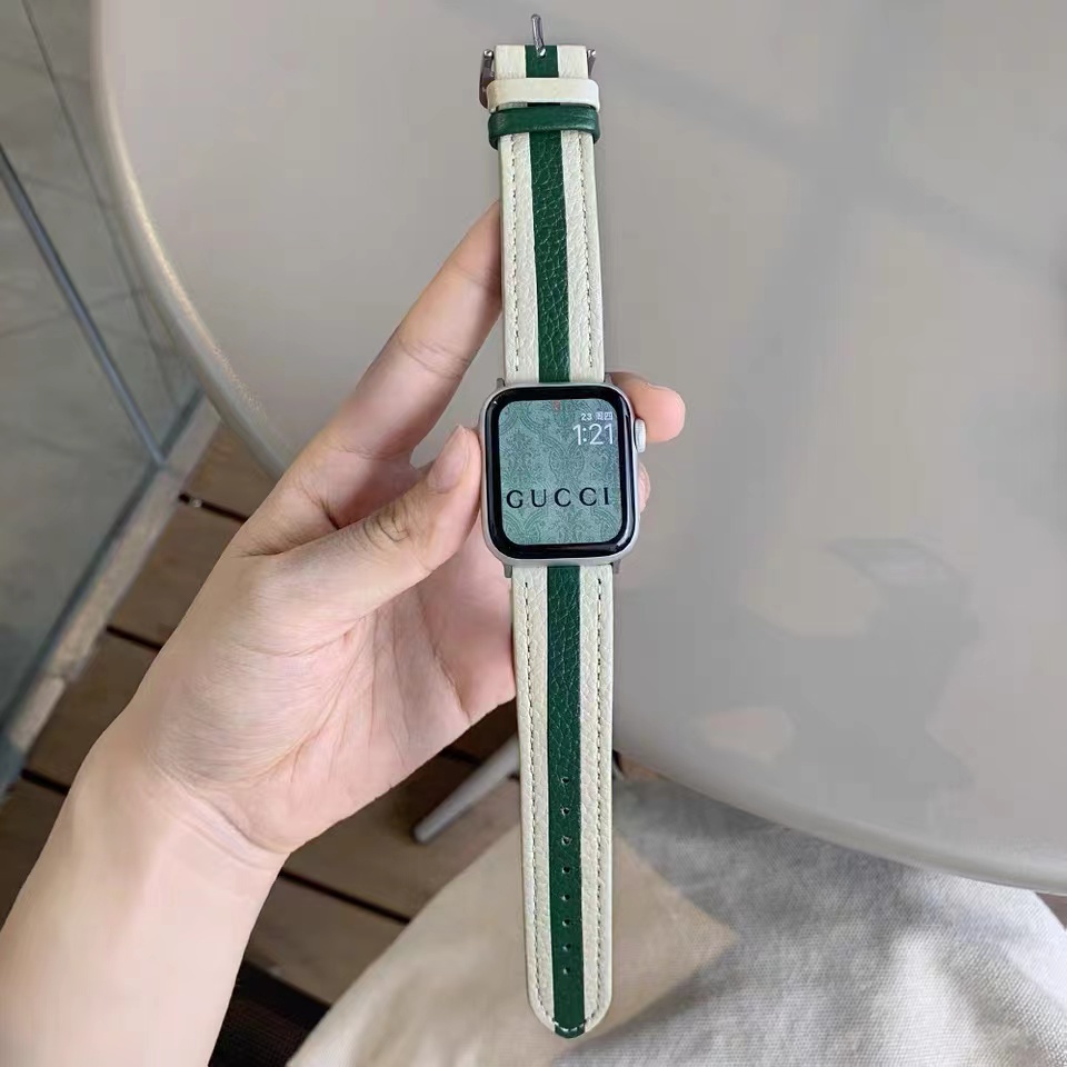 Dây Đeo Đồng Hồ Thông Minh Apple 40mm 44mm 38mm 42mm Series 7 SE 654321 Đồng Hồ Dây Da Cho Nam Và Nữ