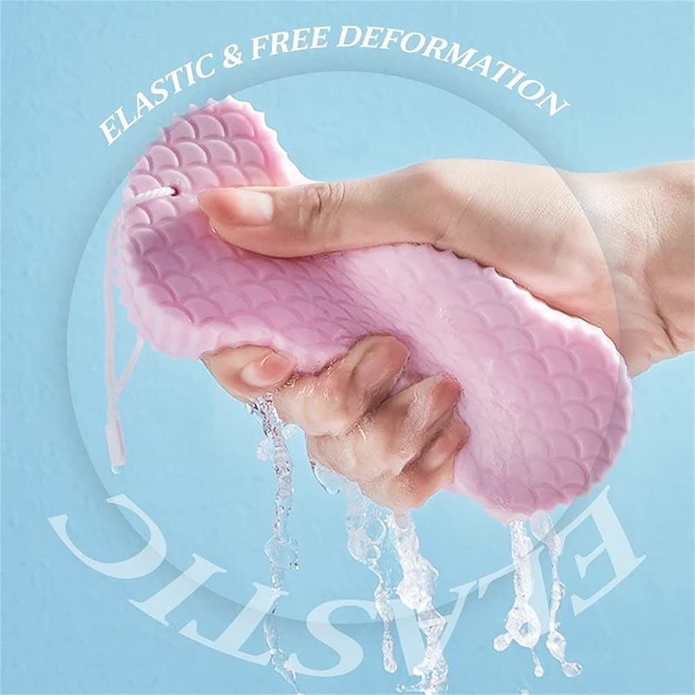 PNL Bông Tắm Siêu Mềm Giúp Tẩy Tế Bào Chết Làm Sạch Sâu 3D