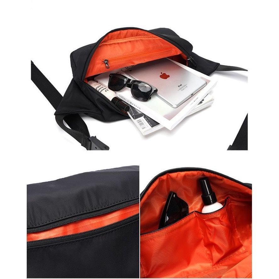 Túi đeo chéo vải canvas balo nam nữ thời trang ulzzang chống nước unisex trước ngực phù hợp học sinh sinh viên đi chơi | BigBuy360 - bigbuy360.vn